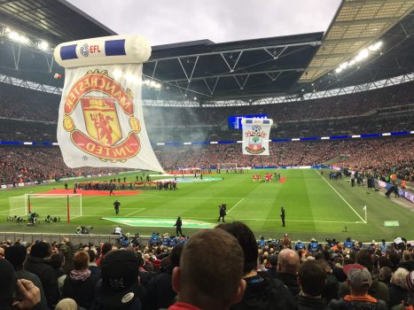 Man United Flag at Wembley