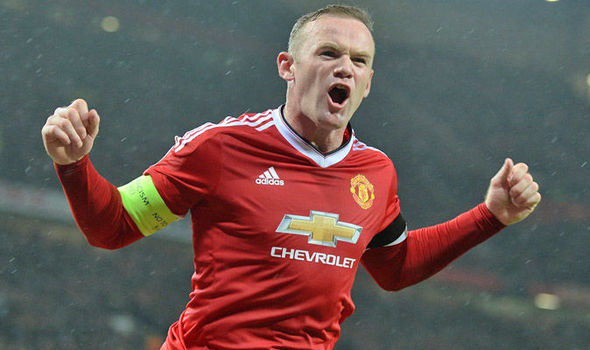 wayne rooney playing for man united