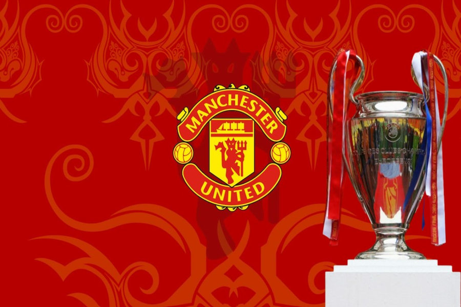 Champions League winning players at Manchester United