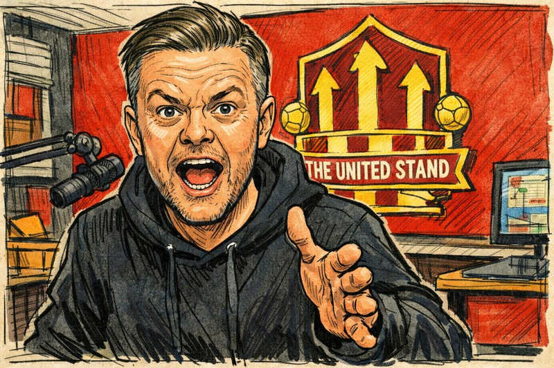 Mark Goldbridge and the United Stand